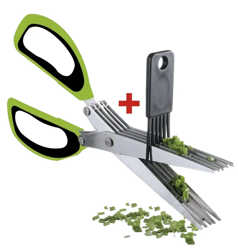 Kräuterschere + Reinigungspinsel GRATIS Meistverkauft